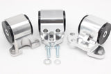 D-Series 3 Bolt Billet Motor Mount Swap Kit - 92-95 EG - (Silver) Dynamic Performance Tuning