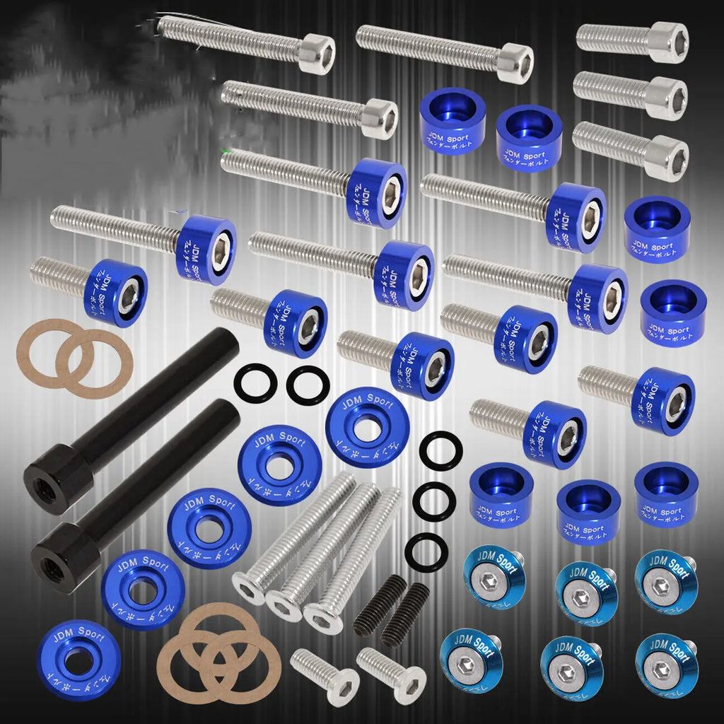 D15 D16 Engine Cam Cap/Cup/Header/M6 Fender/Valve Cover Washer+Bolt Bl Dynamic Performance Tuning