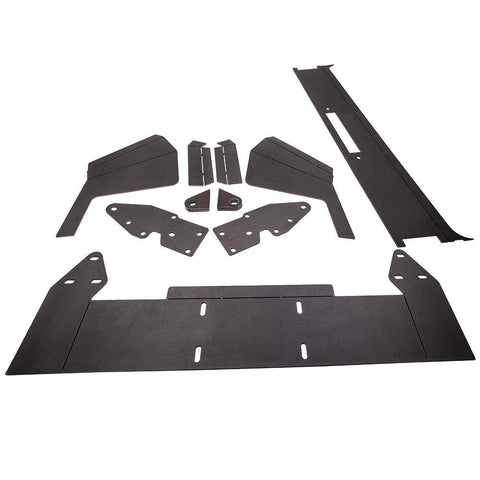 DIY Front Bumper Bare Metal Kit Winch Mount for Jeep Cherokee XJ 1984-2001 MaxSpeedingRods