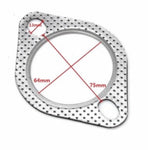 Downpipe To Exhaust 2.5" 2 Bolt Gasket Fits Subaru WRX STI EVO X 10 GT Catback MD Performance
