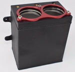 Dual Billet Aluminum Bosch 044 380 2L HighFlow External Fuel Pump Surge Tank IE MD Performance