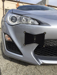 Dual Position Front License Plate Holder Relocator 15-19 16 17 18 Scion FRS BRZ MD Performance