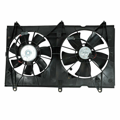 Dual Radiator Condenser Cool Fan For 03-07 Honda Accord EX LX DX 2.4L HO3115121 SILICONEHOSEHOME