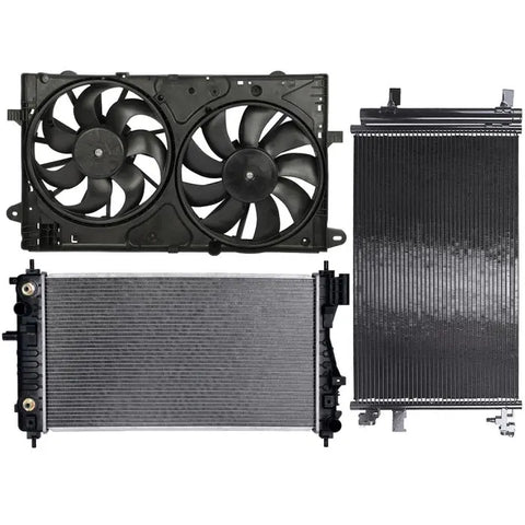 Electric Radiator Condenser Cooling Fan Kit 2014-2017 Chevrolet Impala ECCPP