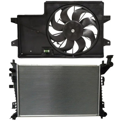 Electric Radiator Cooling Fan Kit 2008 2009 2010 2011 Ford Focus ECCPP