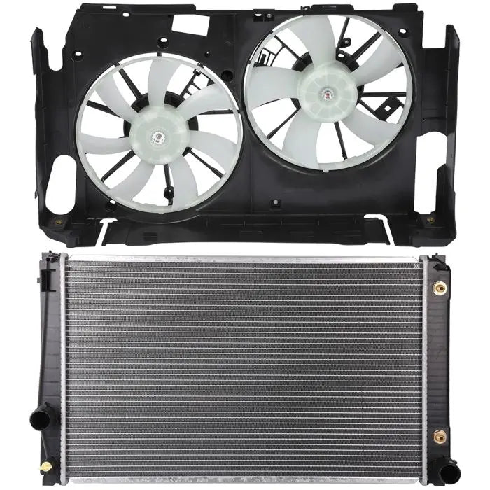 Electric Radiator Cooling Fan Kit 2009 2010 2011 2012 Toyota RAV4 ...