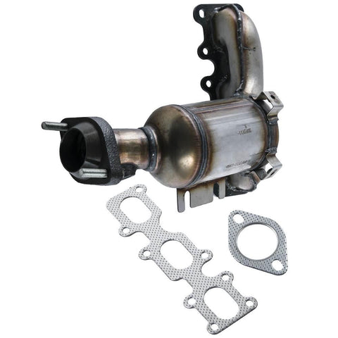 Exhaust Manifold with Catalytic Converter Gasket and Hardware RH compatible for Ford Lincoln MaxpeedingRods