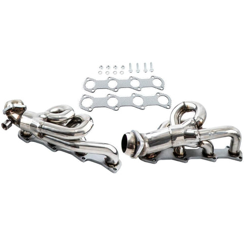 Exhaust Racing Header Manifold compatible for Ford F150 F250 Expedition XLT 4.6L V8 97-03 MaxpeedingRods