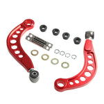 FOR 06-15 HONDA CIVIC 1.8L 2.0L REAR UPPER CAMBER CORRECTION KIT ANODIZED RED SILICONEHOSEHOME