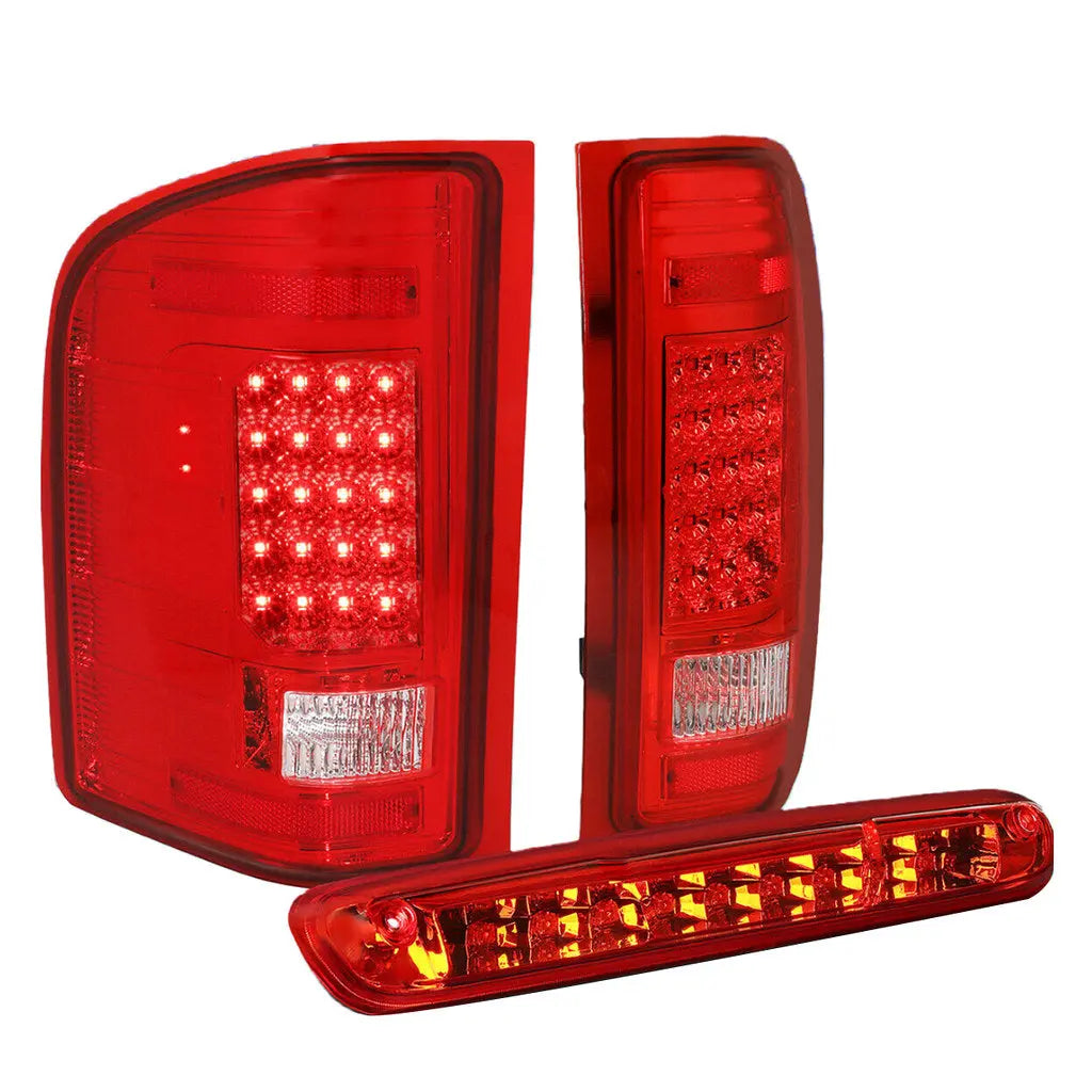 09-14 Ford F150 Pair Full Led Tail Light Dual-Row Third Brake/Cargo La – Dynamic Performance Tuning - Foto 9