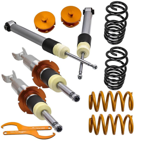Fit For Audi A4 B6 B7 8E 8H Euro Height Adjustable Coilovers Suspension Lowering Kit MaxSpeedingRods
