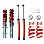 Fits 1999-2005 92-05 VW MK4 GOLF/GTI/JETTA Street Coilover Kit Red Brand New SILICONEHOSEHOME
