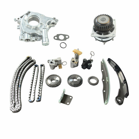 Fits Nissan Quest Maxima Altima 3.5L Timing Chain Kit w/ Water+Oil Pump New SILICONEHOSEHOME