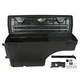 For 04-19 Nissan Titan Frontier Rear Driver Side Lockable Storage Case Tool Box BLACKHORSERACING