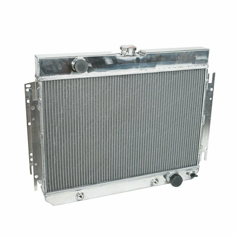 For 1963-1968 Chevy Impala L6 V8 /1964-1967 EI Camino 3 Row Aluminum Radiator SILICONEHOSEHOME