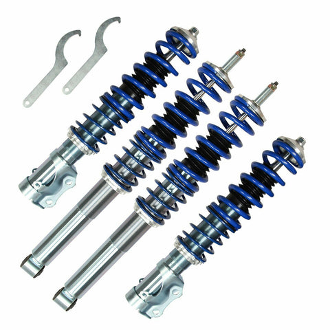 For 1985-1999 1995-2002 VW MK2/MK3 Golf/Jetta Street Coilover Kit 85-99 Blue New SILICONEHOSEHOME
