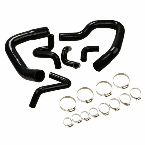 For 1986-1993 Silicone Radiator Hose Kit Ford Mustang GT LX Cobra 5.0 Black SILICONEHOSEHOME
