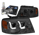 For 1994-2002 Dodge Ram Led Drl Tinted/Clear Corner Headlight W/Led Kit+Cool Fan DNA MOTORING