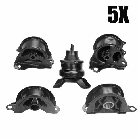 For 1997-2001 HONDA CRV 2.0L ENGINE MOTOR & TRANS MOUNT SET 5PCS For AUTO NEW SILICONEHOSEHOME