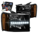 For 1997-2004 Dodge Dakota/Durango Bumper Dual Headlight W/Led Kit+ Fan Chrome DNA MOTORING
