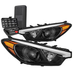 For 1998-2002 Honda Accord Projector Headlight Lamps W/Led Kit+Cool Fan Chrome DNA MOTORING
