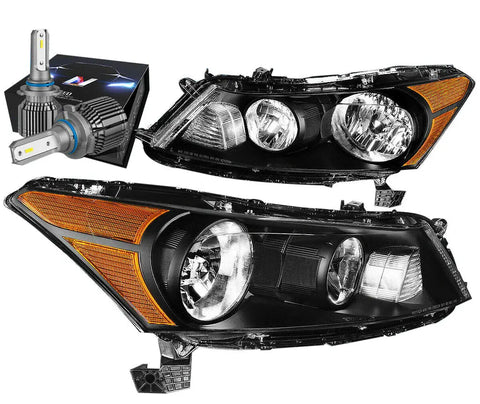 For 2000-2003 Nissan Sentra Driver Left Side Factory Style Headlight Lamp Black DNA MOTORING