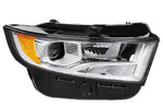 For 2002-2005 Dodge Ram 1500 2500 Black Housing Clear Euro Crystal Headlights DNA MOTORING