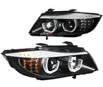 For 2002-2005 Dodge Truck Signal Crystal Headlight Lamps W/Led Kit+ Fan Black DNA MOTORING