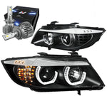 For 2002-2009 Chevy Trailblazer Projector Headlight W/Led Kit Slim Style Chrome DNA MOTORING