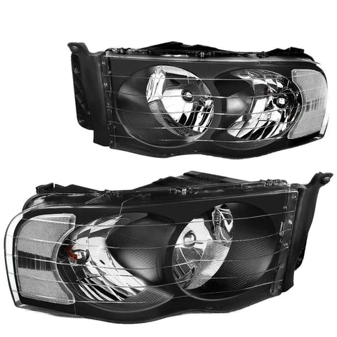 For 2003-2008 Toyota Corolla E120 Headlights W/Led Kit+Cool Fan Chrome/Amber DNA MOTORING