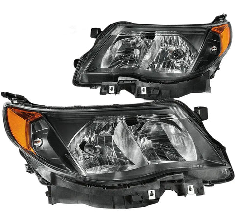 For 2004-2008 Ford F150 Drl Halo Projector Headlight W/Led Kit+Cool Fan Smoked DNA MOTORING