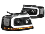 For 2004-2008 Ford F150 Mark Lt Led Drl Sequential Signal Projector Headlight DNA MOTORING