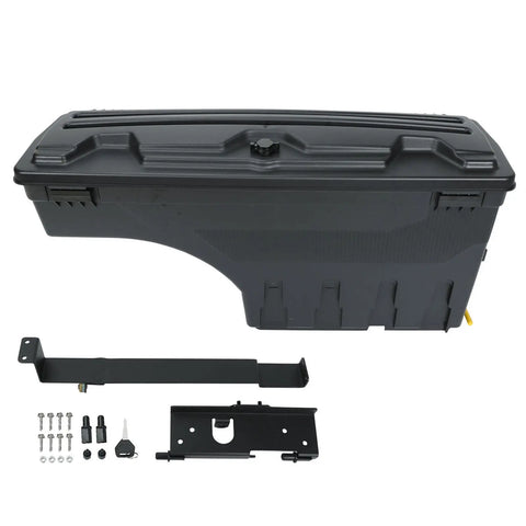 For 2004-2012 Chevy Colorado Canyon Right Side Truck Bed Case Storage Tool Box BLACKHORSERACING