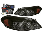 For 2004-2012 Chevy Colorado/Gmc Canyon Headlights W/Led Kit+Cooling Fan Black DNA MOTORING