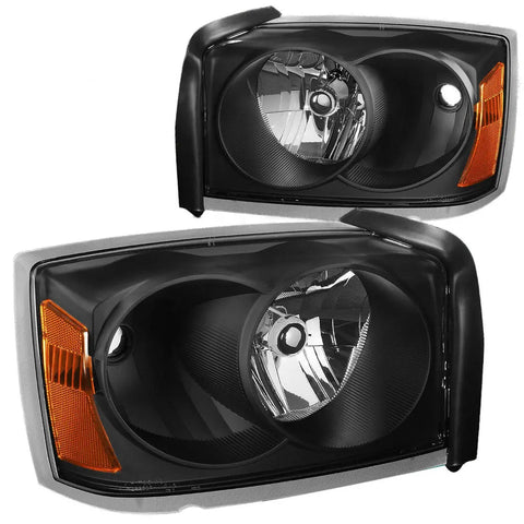 For 2004-2015 Nissan Titan -2007 Armada Chrome Housing Clear Side Headlight Lamp DNA MOTORING