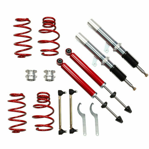 For 2006-2009 06-09 VW MK5 RABBIT/JETTA/GTI/R32 Street Coilover Kit Red New SILICONEHOSEHOME