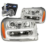 For 2006-2010 Dodge Charger Lx Turn Signal Headlight W/Led Kit+Cool Fan Chrome DNA MOTORING