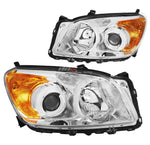 For 2006-2010 Vw Passat Projector Headlight Lamps W/Led Kit Slim Style Chrome DNA MOTORING