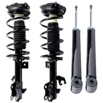 For 2007-12 Nissan Versa 4pcs F & R Complete Struts Assembly Shock Absorbers Kit ECCPP