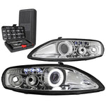 For 2007-2013 Avalanche Led Drl Projector Headlight W/Led Kit Slim Style Tinted DNA MOTORING