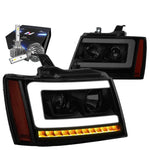 For 2007-2013 Avalanche Led Drl Projector Headlights W/Led Kit+Cool Fan Chrome DNA MOTORING