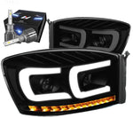 For 2007-2013 Avalanche Led Drl Projector Headlights W/Led Kit+Cool Fan Smoked DNA MOTORING