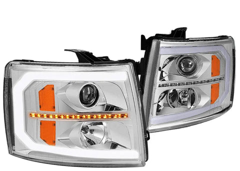 For 2007-2014 Fj Cruiser Led Drl+Sequential Chasing Turn Signal Headlight Lamp DNA MOTORING
