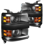For 2007-2014 Fj Cruiser Led Drl+Sequential Chasing Turn Signal Headlight Lamps DNA MOTORING