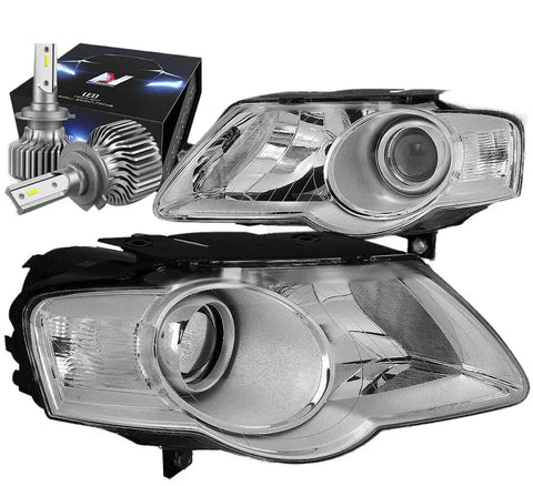 For 2007-2014 Fj Cruiser Pair 3D Led Drl+Sequential Turn Signal Headlight Lamp DNA MOTORING