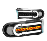 2007-2014 Fj Cruiser Pair Led Drl+Sequential Turn Signal Bumper Light Lamps DNA MOTORING