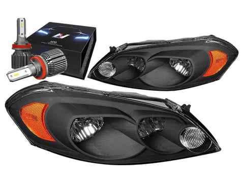 For 2007-2014 Silverado Pair Led Drl+Sequential Signal Projector Headlight Lamp DNA MOTORING