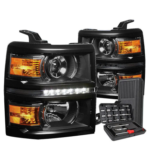 For 2009-2012 Bmw E90 325I 328I 335I Sedan Led U-Halo Projector Headlight Lamps DNA MOTORING