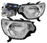 For 2009-2012 Bmw E90 3D Led U-Halo Headlight Lamps W/Led Kit Slim Style Black DNA MOTORING