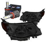 For 2009-2013 Subaru Forester Pair Headlight Lamps W/Led Kit+Cool Fan Titned DNA MOTORING